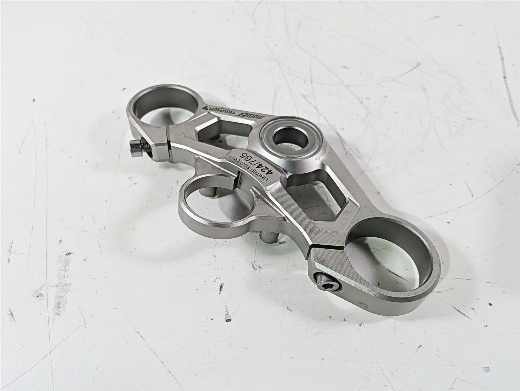 2020 Triumph Daytona 765 Moto2 Upper Triple Tree LIMITED # 424 50mm T2049790 {{ shop.shopifyCountryName }} - Mototech271