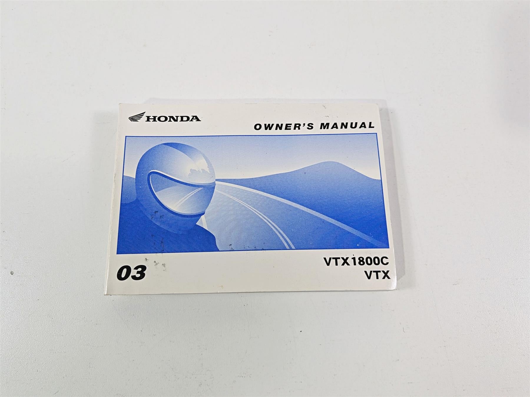 2003 Honda V-Twin VTX1800 C Owners Manual Booklet 00X31-MCH-6100 {{ shop.shopifyCountryName }} - Mototech271