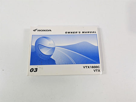 2003 Honda V-Twin VTX1800 C Owners Manual Booklet 00X31-MCH-6100 {{ shop.shopifyCountryName }} - Mototech271