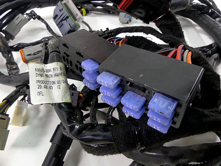 2010 Harley FXDF Dyna Fat Bob Main Wiring Harness Loom -No Cuts 69603-08A {{ shop.shopifyCountryName }} - Mototech271