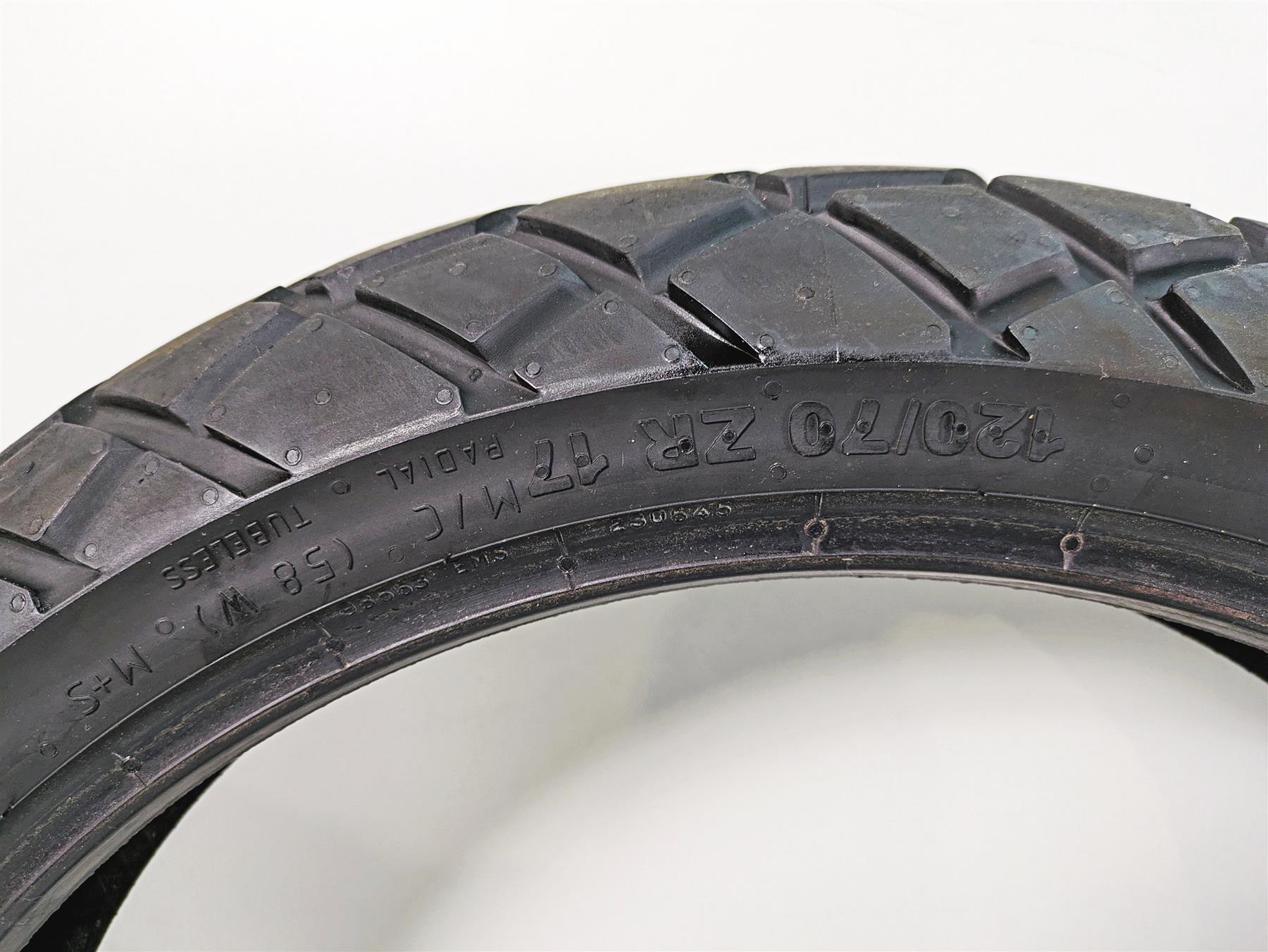 Used Front Rear Motorcycle Tire Set Continental TKC 70 120/70R17 180/55R17 -Read {{ shop.shopifyCountryName }} - Mototech271