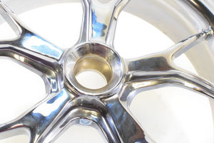 2008 Ducati 848 Straight Chrome Wheel Rim Set 17x3.5 17x5.5 50121161AB 50221341A | Mototech271