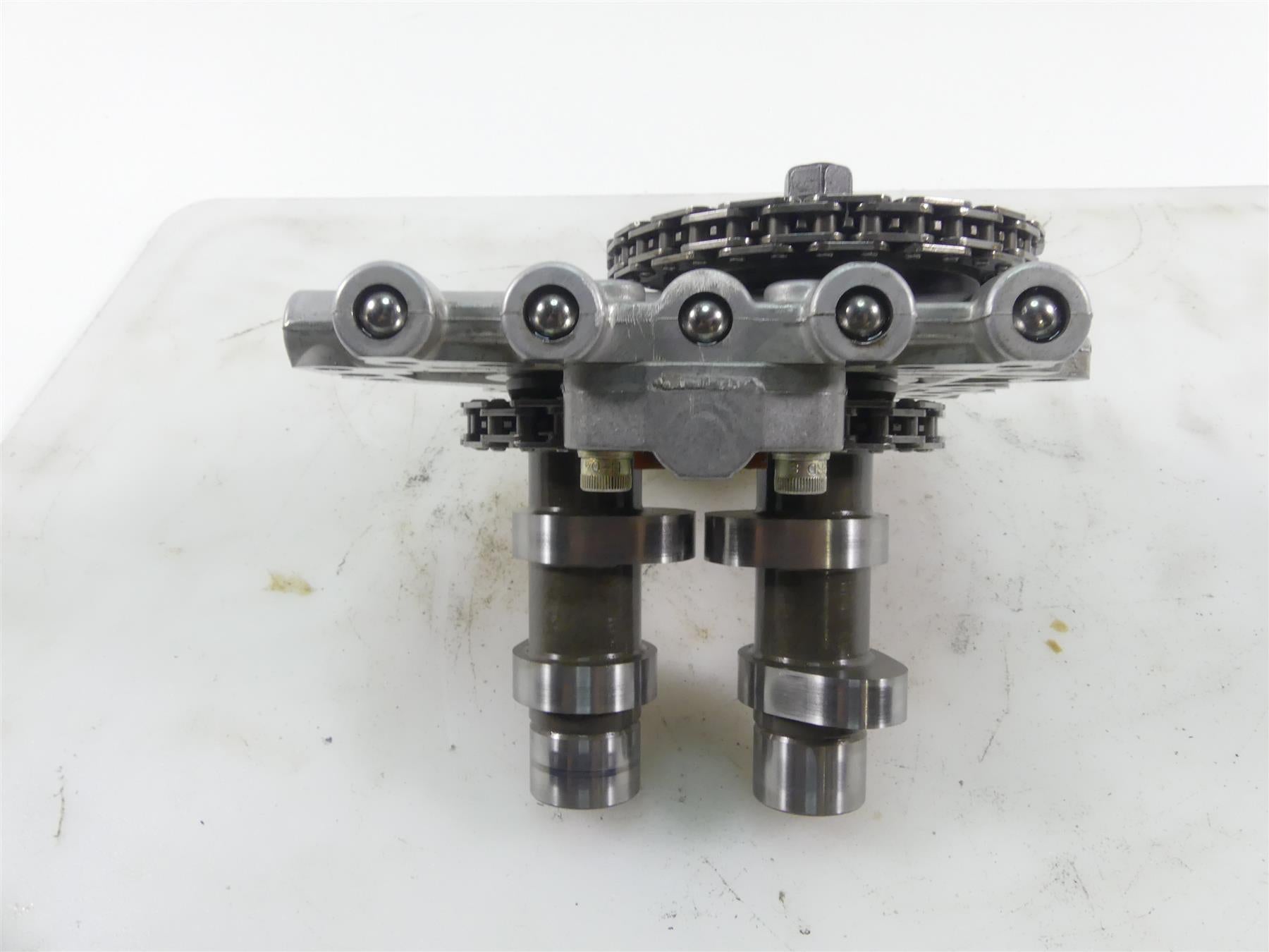2009 Harley Dyna FXDF SE CVO Fat Bob Camshaft Cam Shafts & Plate 25638-07 {{ shop.shopifyCountryName }} - Mototech271