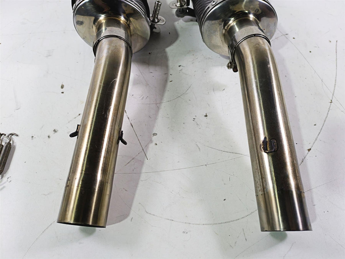2008 Aprilia RSVR 1000 Factory Delkevic 225mm Carbon Exhaust Muffler Set KIT0318 {{ shop.shopifyCountryName }} - Mototech271