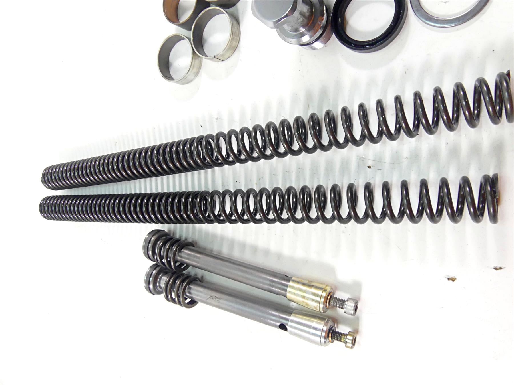 2007 Harley Touring FLHRSE CVO Road King Front Fork Internals Springs 45890-97 {{ shop.shopifyCountryName }} - Mototech271