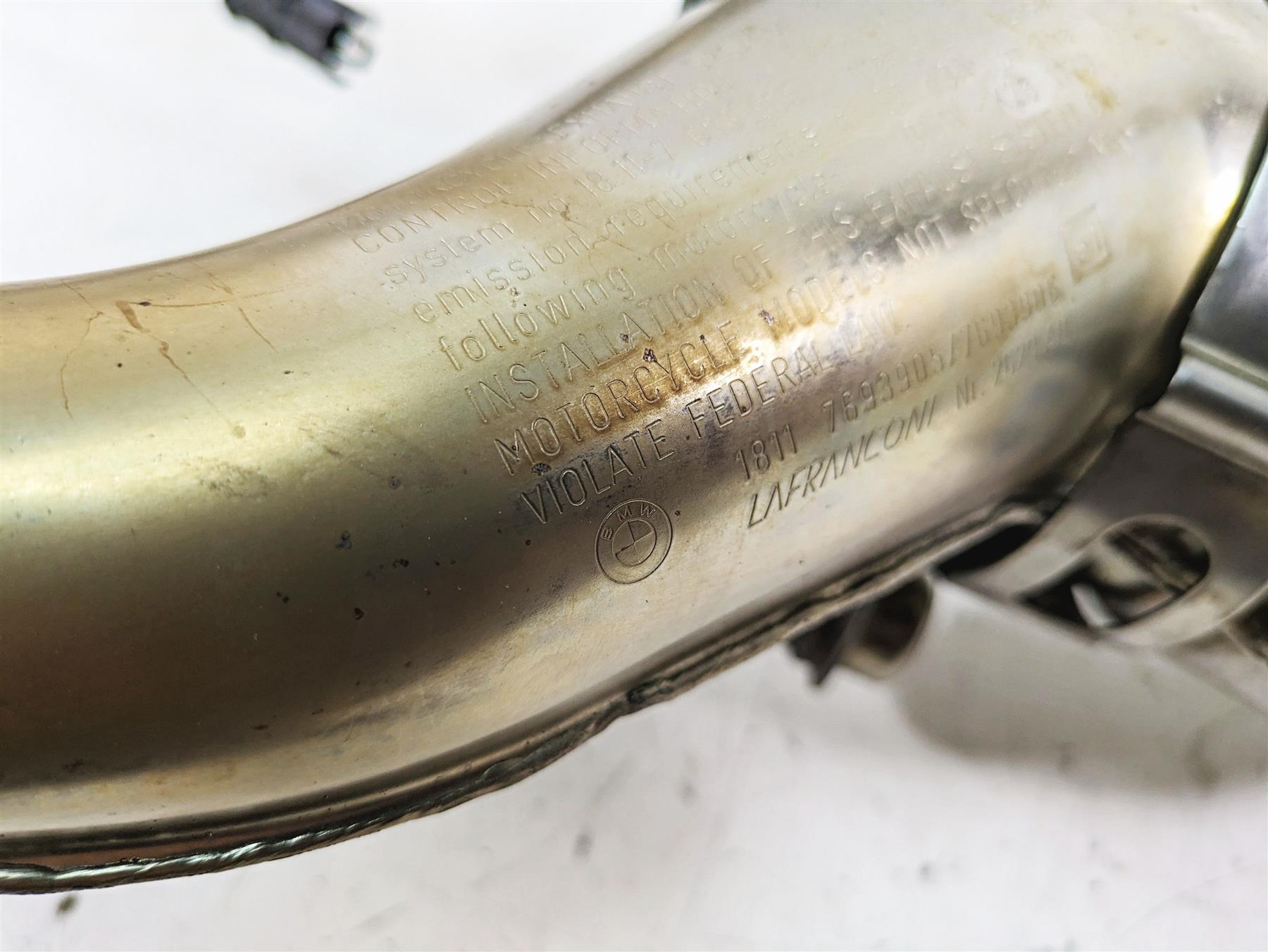 2007 BMW R1200RT K26 Oem Lafranconi Exhaust Pipe Header Manifold 18117693905 {{ shop.shopifyCountryName }} - Mototech271
