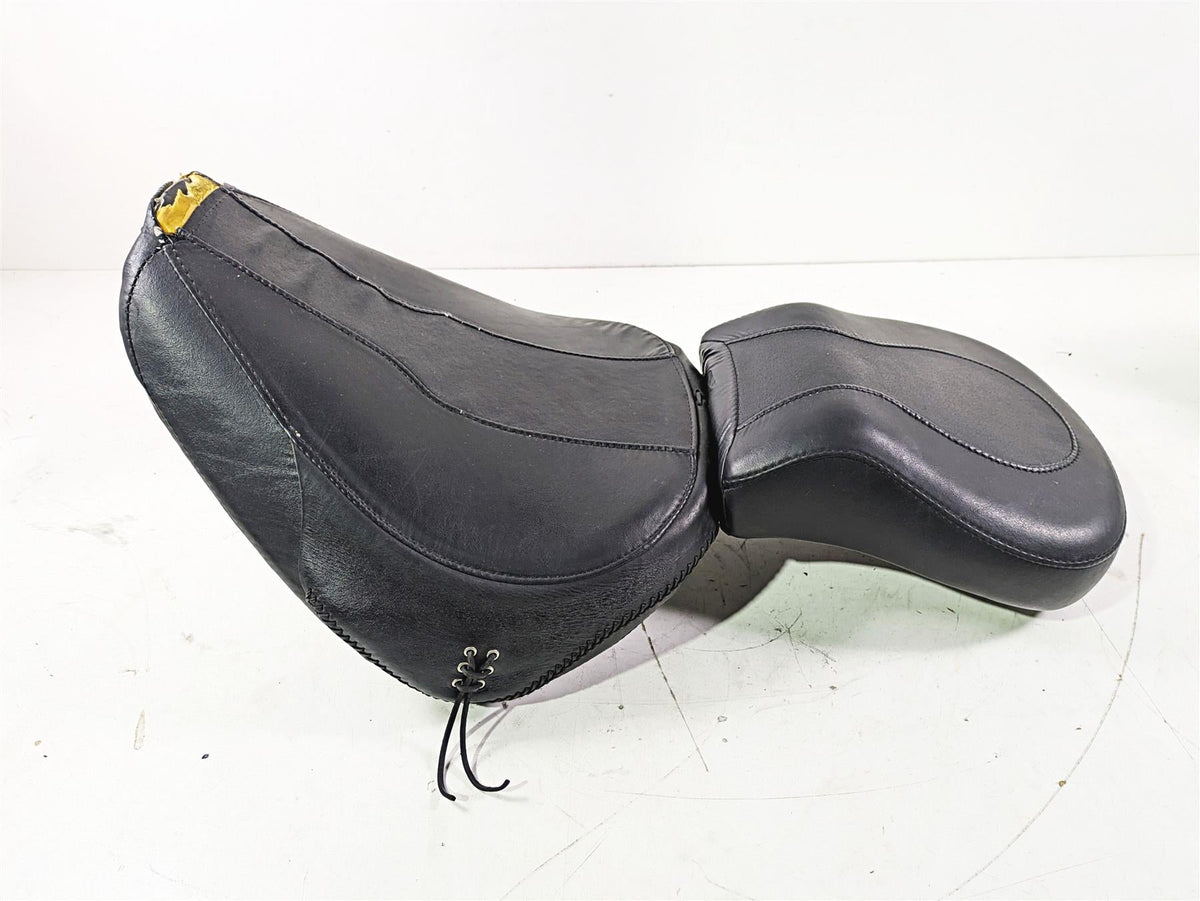 2004 Harley Softail FLSTF Fat Boy Front Rear Seat Saddle Set - Read 52218-00 {{ shop.shopifyCountryName }} - Mototech271