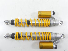 Load image into Gallery viewer, 2017 Triumph Thruxton 1200R Rear Ohlins Suspension Shock Damper 15.5&quot; Set T2050392
