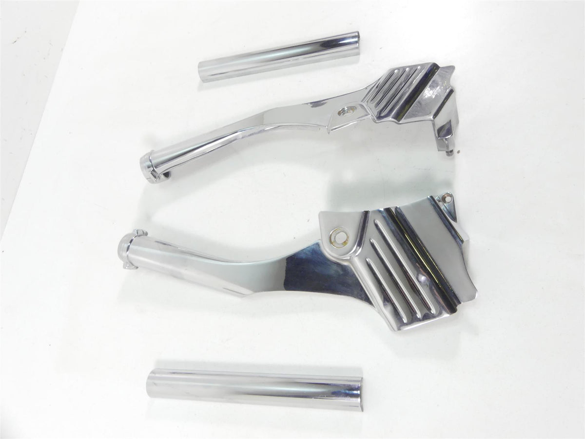 2004 Harley FLHTC SE CVO Electra Glide Kuryakyn Deluxe Neck Chrome Covers 8146 {{ shop.shopifyCountryName }} - Mototech271