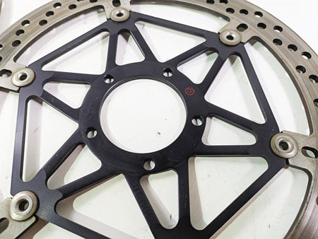 2016 Ducati Monster 1200 S Front Brake Rotor Disc Set Brembo 49241351A 49241341A {{ shop.shopifyCountryName }} - Mototech271