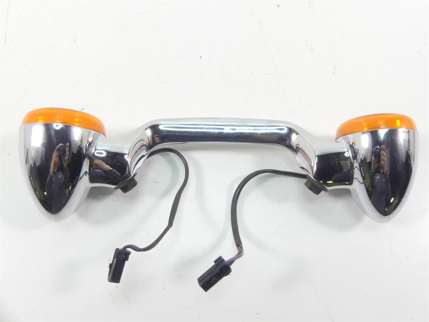 2005 Harley Touring FLHRSI Road King Rear Blinker Turn Signal Bar Set 68508-04 {{ shop.shopifyCountryName }} - Mototech271