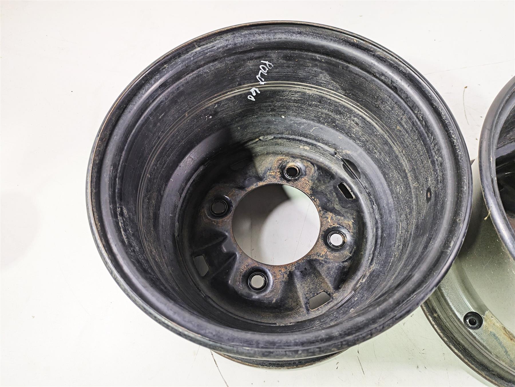 2020 Polaris General 1000 EPS Oem Steel Rim Wheel Set 12x6 12x8 1525240 1521690 {{ shop.shopifyCountryName }} - Mototech271