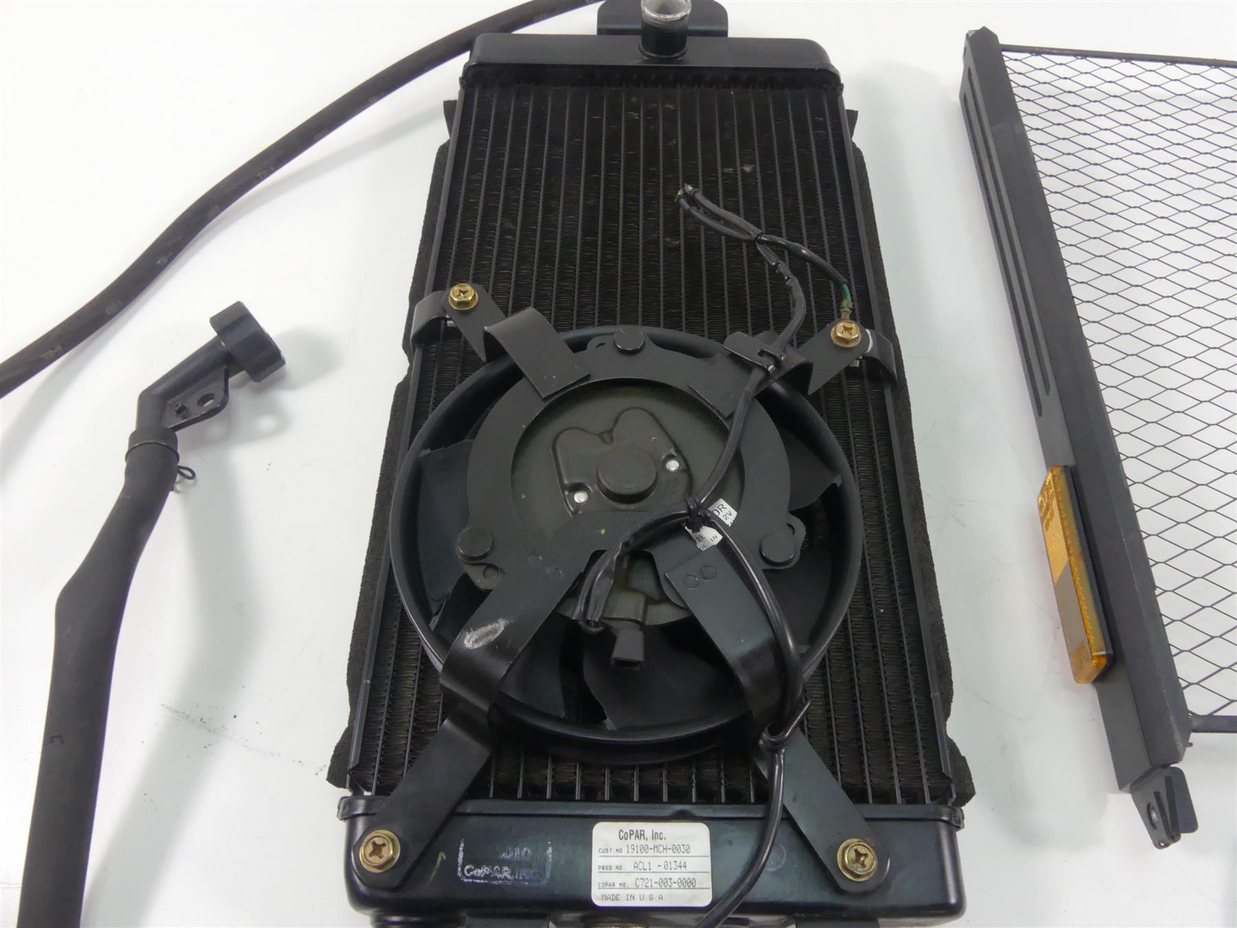 2002 Honda VTX1800 C Radiator Fan Reservoir Hoses Guard 19010-MCH-C20 {{ shop.shopifyCountryName }} - Mototech271