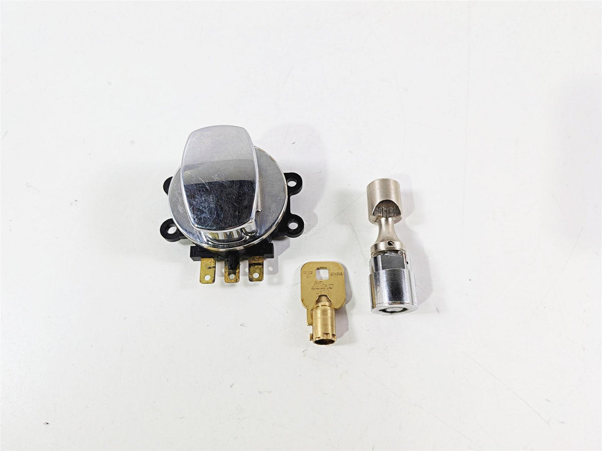 2005 Harley Softail FLSTFSE CVO Fat Boy Ignition Switch Steering Key Lock Set 71450-04-Mototech271