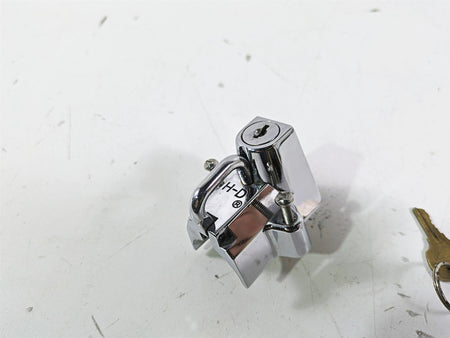 Harley Davidson Sportster Dyna Softail Touring Oem Chrome Helmet Lock 92800019 {{ shop.shopifyCountryName }} - Mototech271