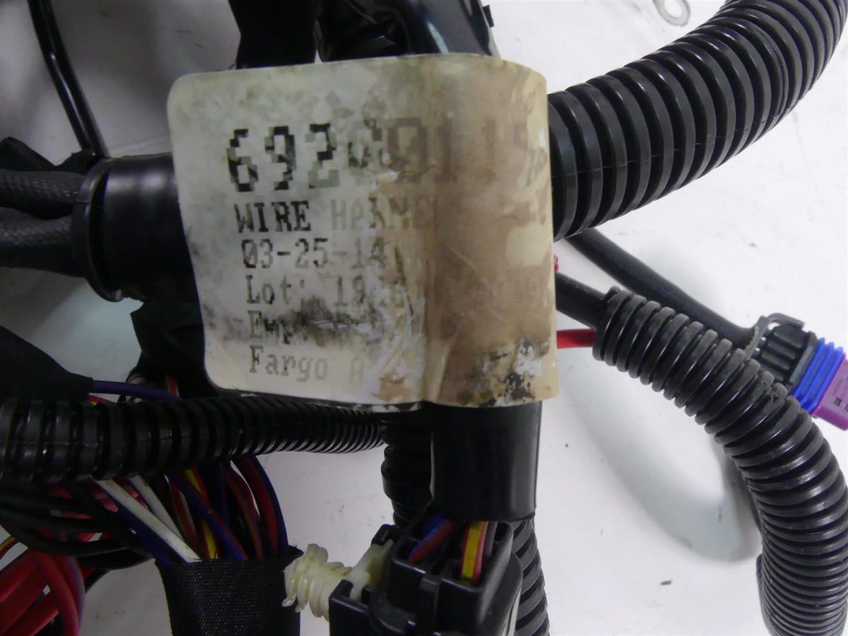 2014 Harley Touring FLHX Street Glide Main Wiring Harness Loom -No Abs 69200115 {{ shop.shopifyCountryName }} - Mototech271