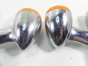 2014 Harley Sportster XL1200 C Rear Blinker Set & Chrome Struts 68978-00 | Mototech271