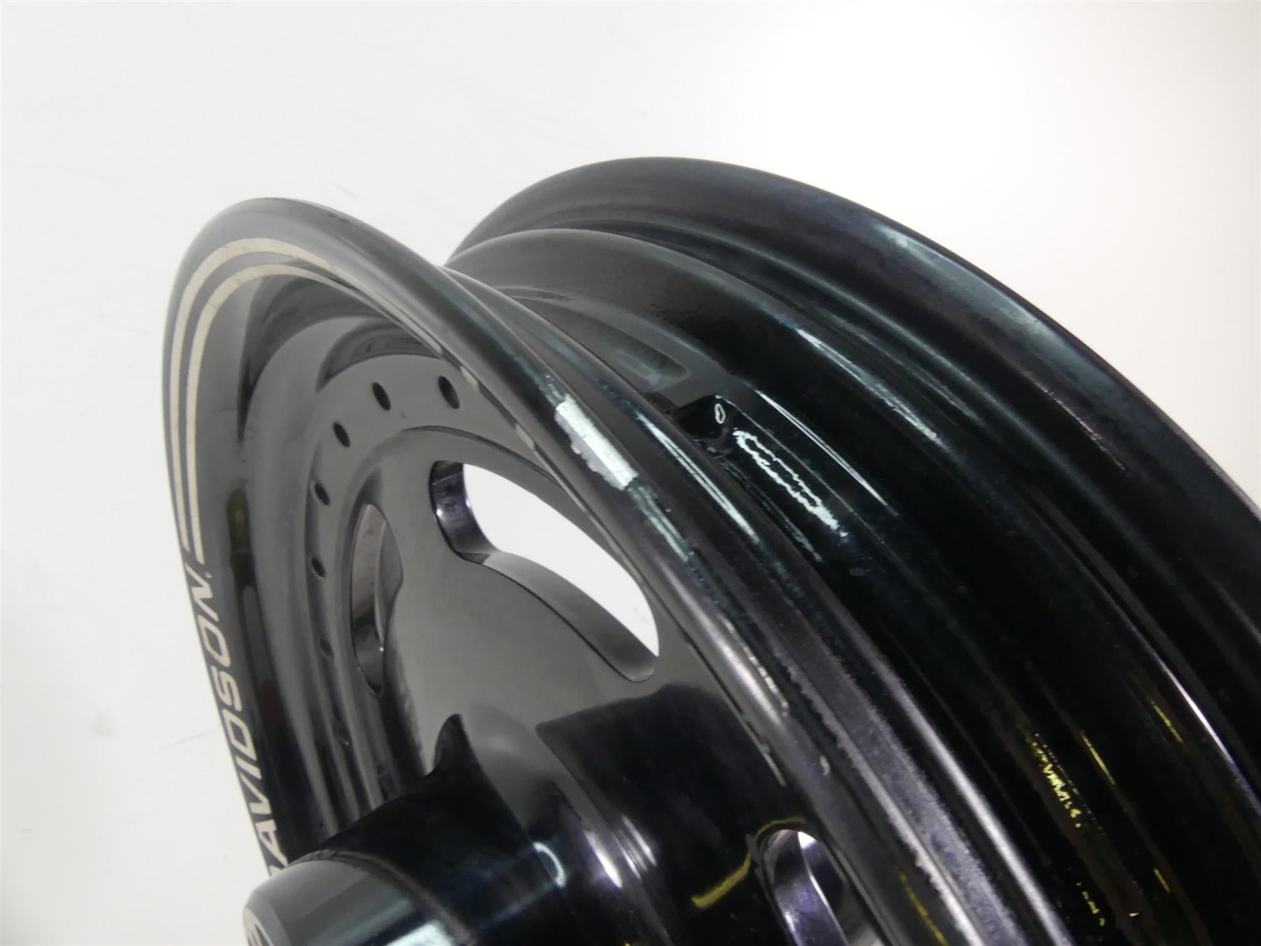2014 Harley Dyna FXDF Fat Bob Straight Front Black Wheel Rim 16x3 43300254 {{ shop.shopifyCountryName }} - Mototech271