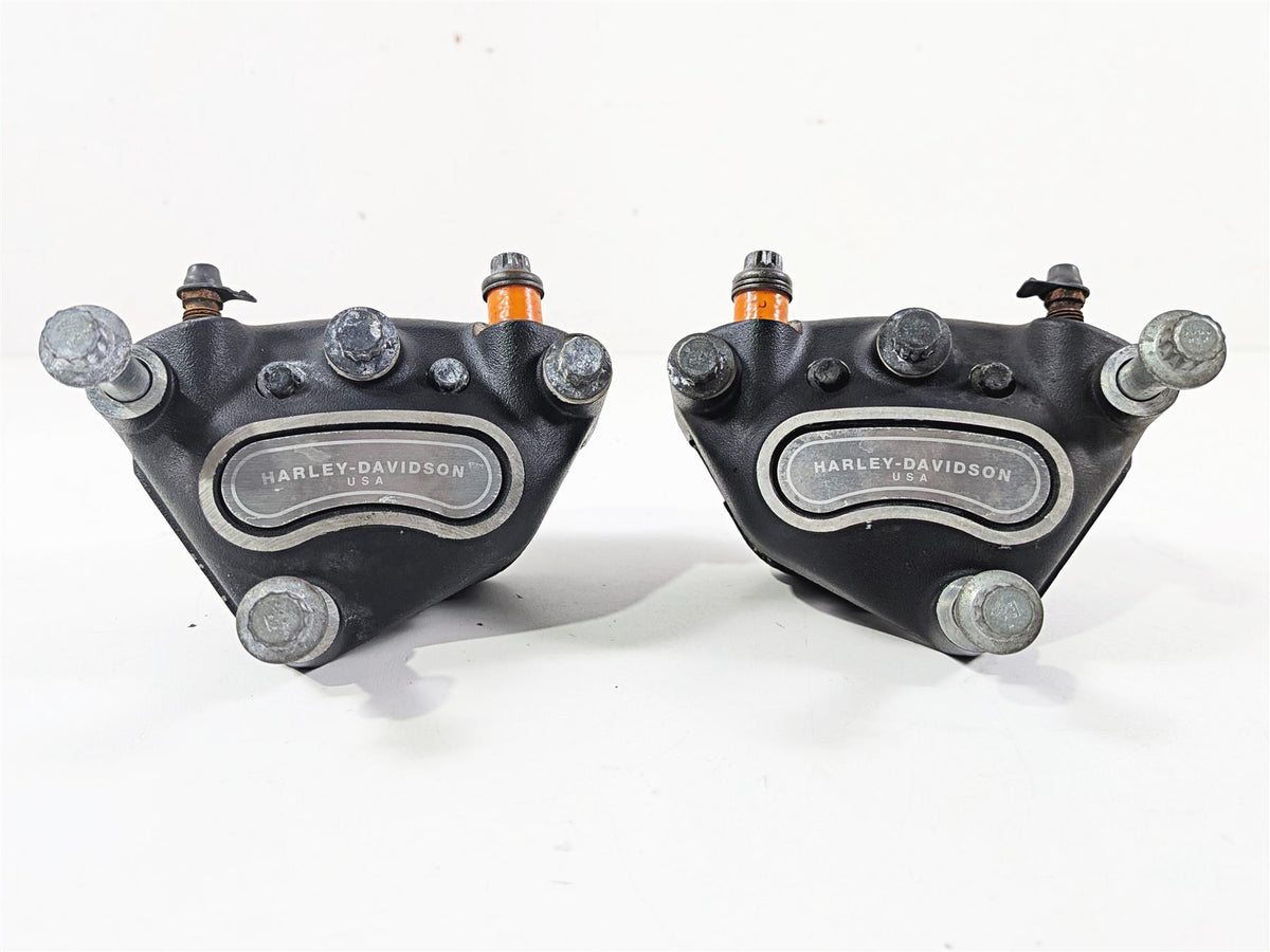 2000 Harley Touring FLHRCI Road King Front Brake Caliper Set 44023-00C 44046-00D {{ shop.shopifyCountryName }} - Mototech271