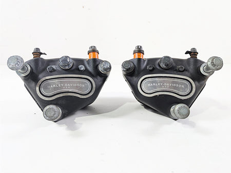 2000 Harley Touring FLHRCI Road King Front Brake Caliper Set 44023-00C 44046-00D {{ shop.shopifyCountryName }} - Mototech271