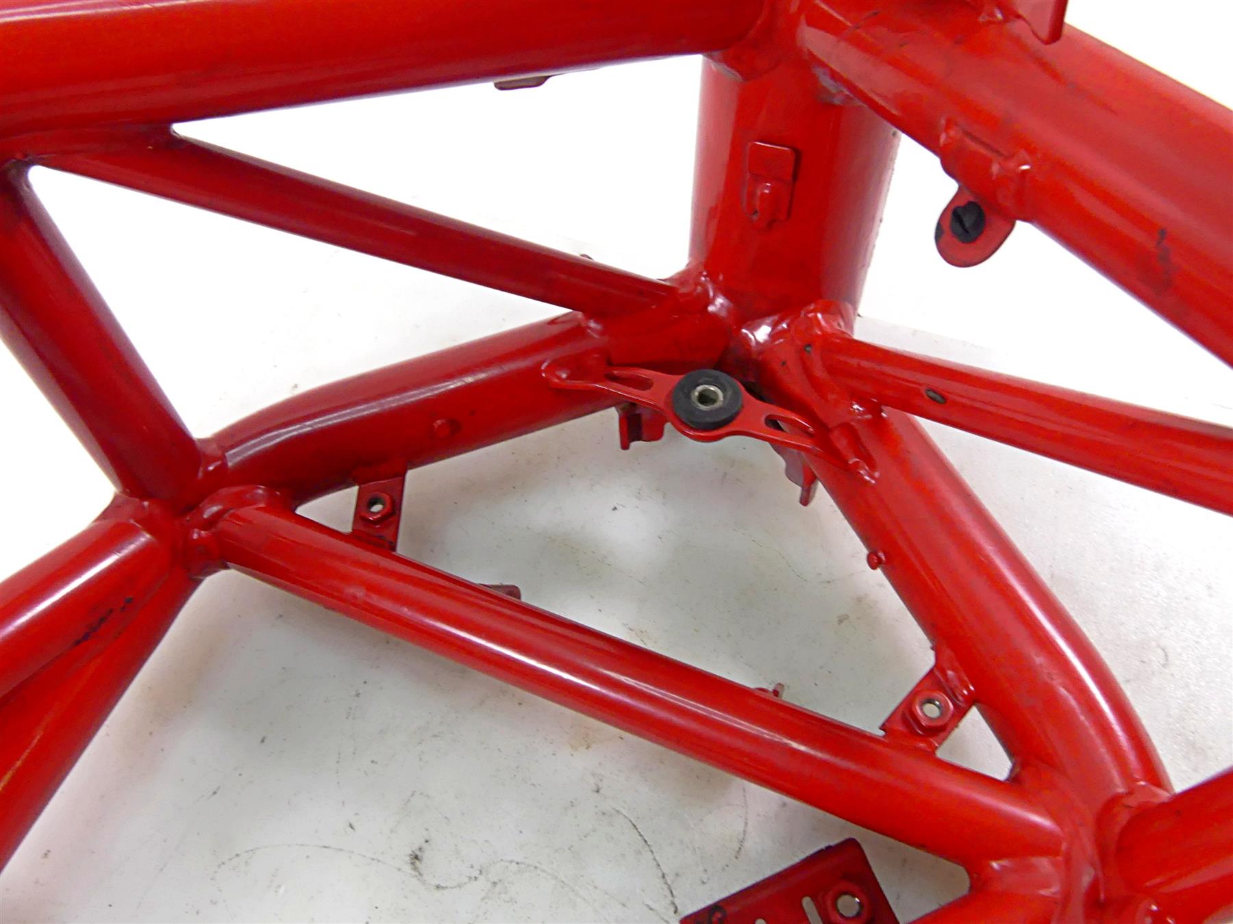 2012 Ducati Monster 1100 EVO Straight Red Main Frame Chassis 47021965AA {{ shop.shopifyCountryName }} - Mototech271