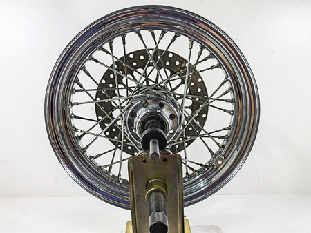 2004 Harley FLSTCI Softail Heritage Front Wheel Rim Rotor 16x3 READ 43005-05A {{ shop.shopifyCountryName }} - Mototech271