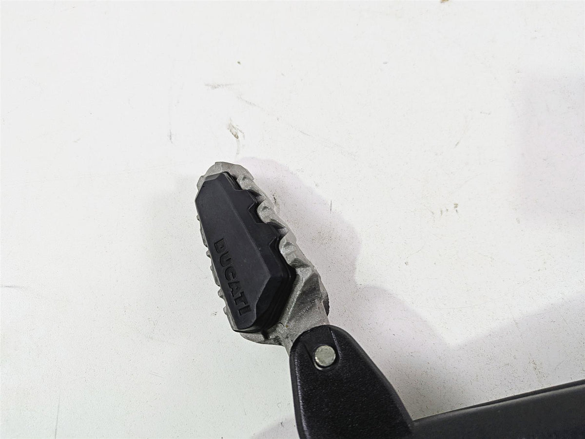 2013 Ducati Hypermotard 821 SP Left Foot Peg Bracket & Shifter -Read 82412111AA {{ shop.shopifyCountryName }} - Mototech271