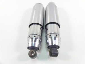 2009 Harley Dyna FXDF SE CVO Fat Bob Rear 12" Chrome Shock Damper Set 54608-04 | Mototech271