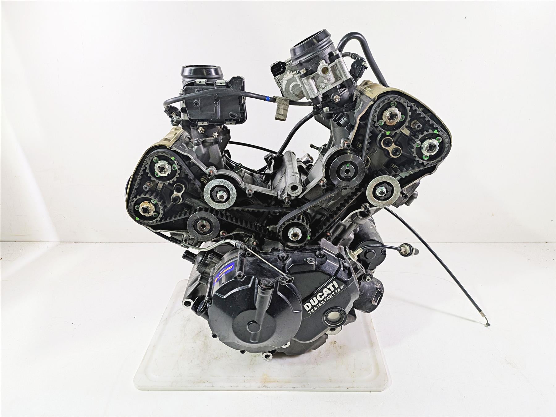 2013 Ducati Hypermotard 821 SP Engine Motor Tranny Throttle Bodies 22k 22522731A {{ shop.shopifyCountryName }} - Mototech271