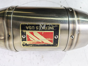 2017 Ducati Monster 1200 S Competition Werkes Exhaust Pipe Muffler DENT WDMON4-S | Mototech271