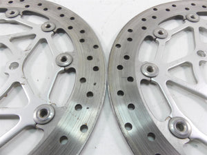 2017 Triumph Thruxton 1200 R Front Brembo Brake Rotor Disc Set T2022080