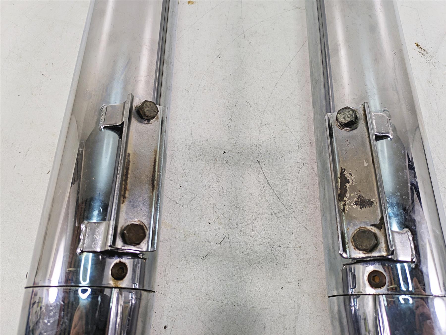 1999 Harley Touring FLHTC Electra Glide Kerker Fishtail Slip On Pipes 027-7583 {{ shop.shopifyCountryName }} - Mototech271