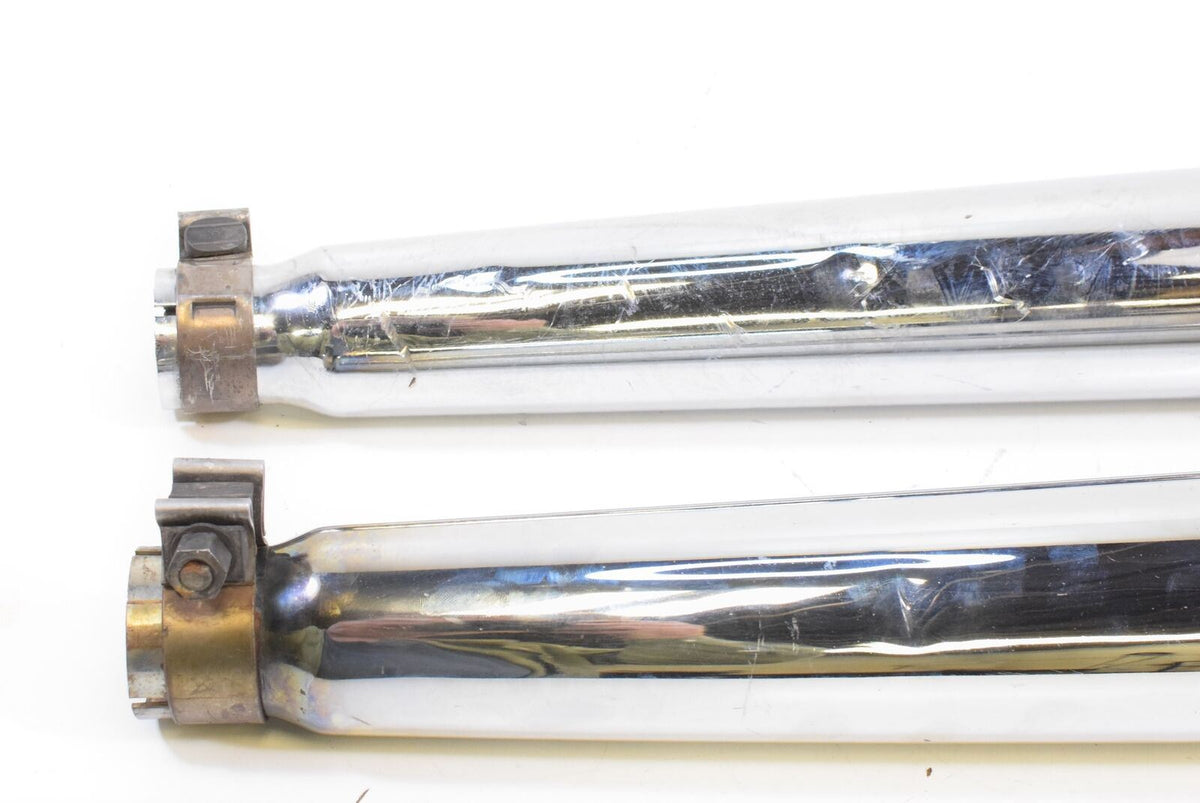 2002 Harley Touring FLHT Electra Glide Loud Open Exhaust Slip On Mufflers Pipes {{ shop.shopifyCountryName }} - Mototech271