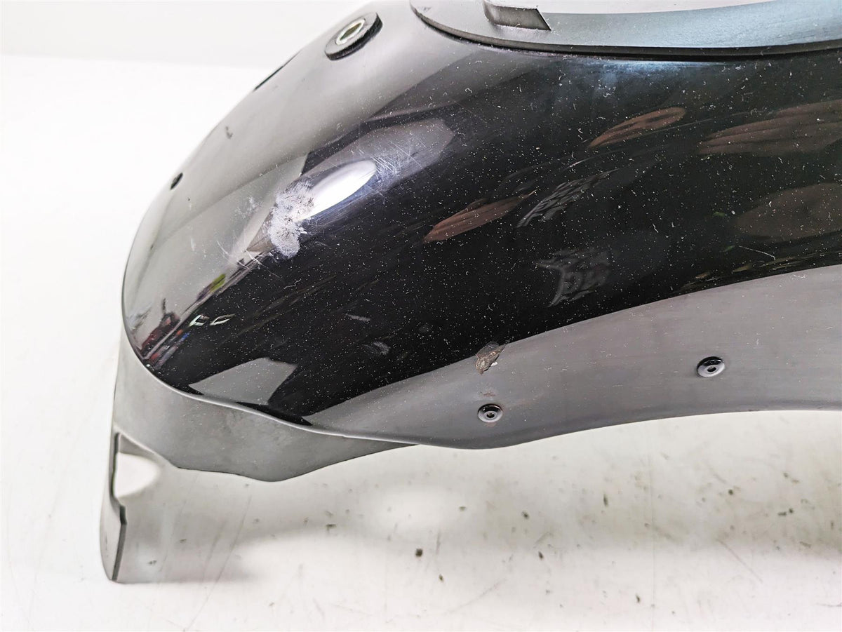 2007 Harley Sportster XL1200 C Rear Fender Vivid Black Silver Stripe 59847-10 {{ shop.shopifyCountryName }} - Mototech271