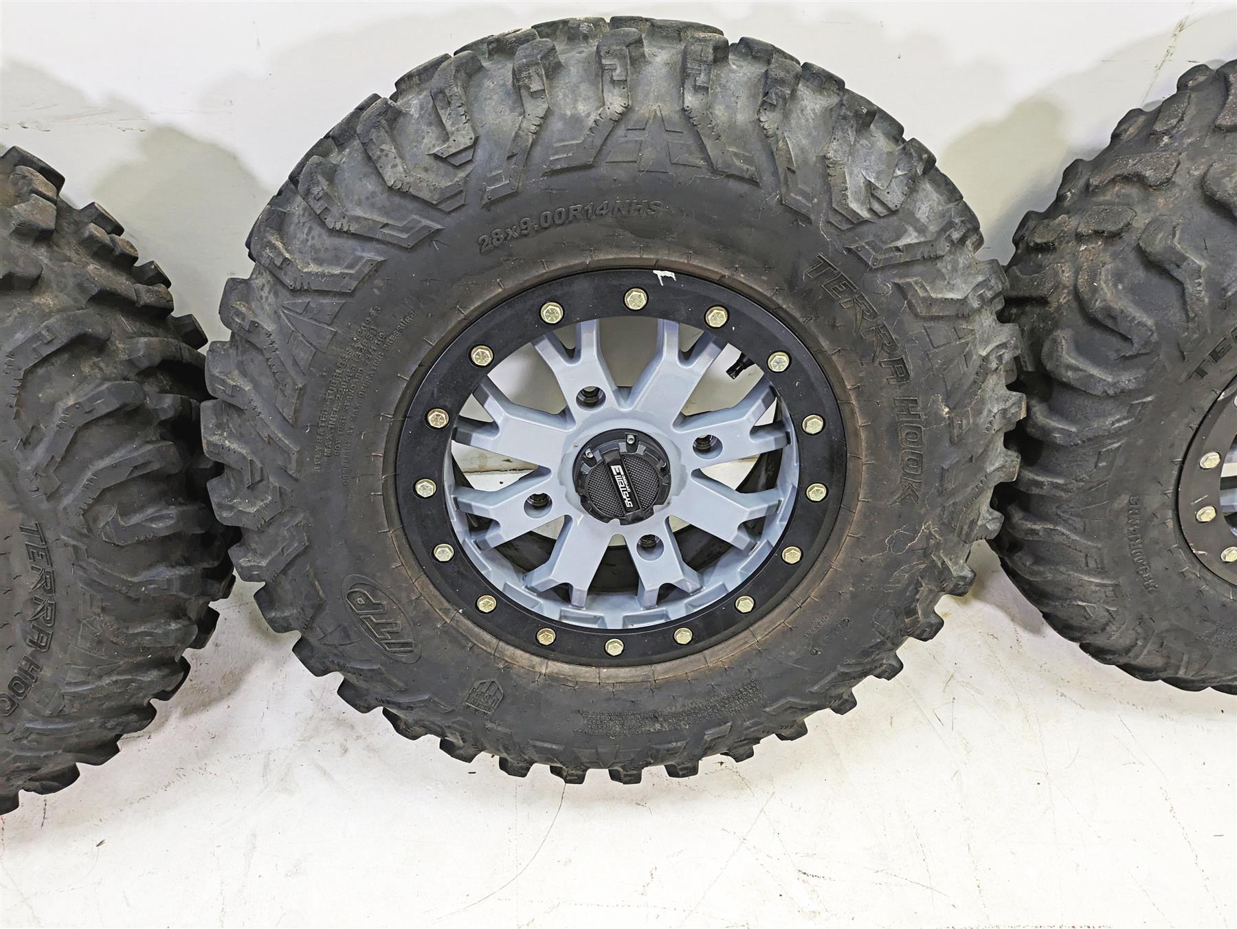 2019 Yamaha YXZ1000 R EPS SS SE System 3 Beadlock 14x6.5 Wheel Rim Tire Set {{ shop.shopifyCountryName }} - Mototech271