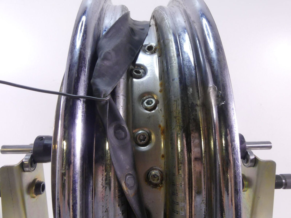 2002 Harley FLSTCI Softail Heritage Straight Rear Spoke Wheel Rim 16x3 43085-97 {{ shop.shopifyCountryName }} - Mototech271