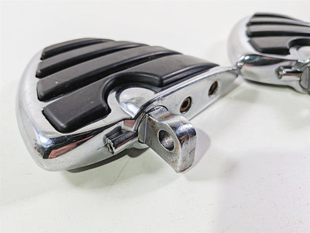 2009 Harley FXCWC Softail Rocker Mini Chrome Wing Front Footpeg Foot Rest Set {{ shop.shopifyCountryName }} - Mototech271
