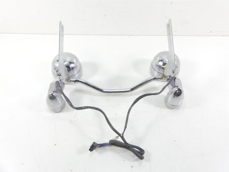 2002 Harley Touring FLHRCI Road King Front Chrome Spot Light Blinker 68712-94A {{ shop.shopifyCountryName }} - Mototech271