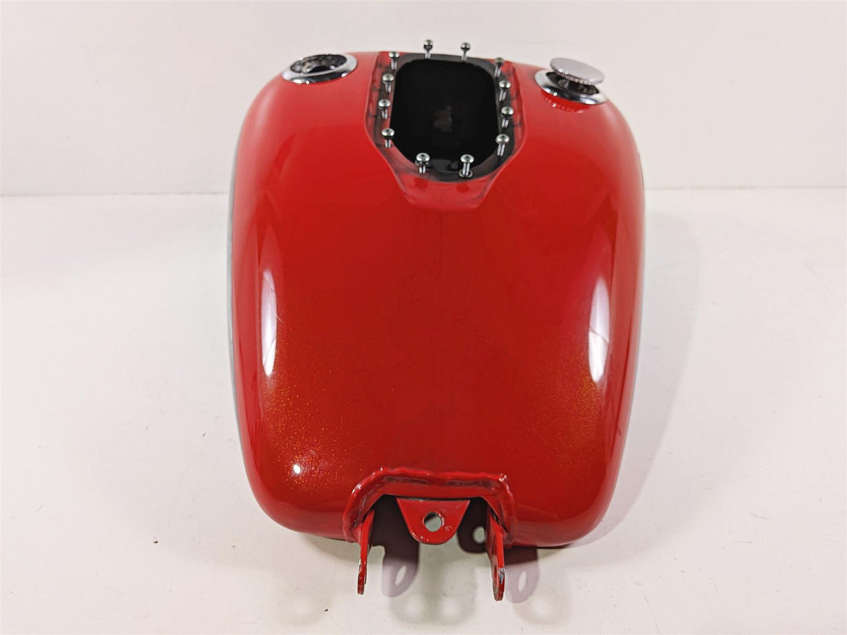 2008 Harley FXDSE CVO Dyna Fuel Gas Tank Scarlet Red Pearl Dark Crimson 61014-08-Mototech271