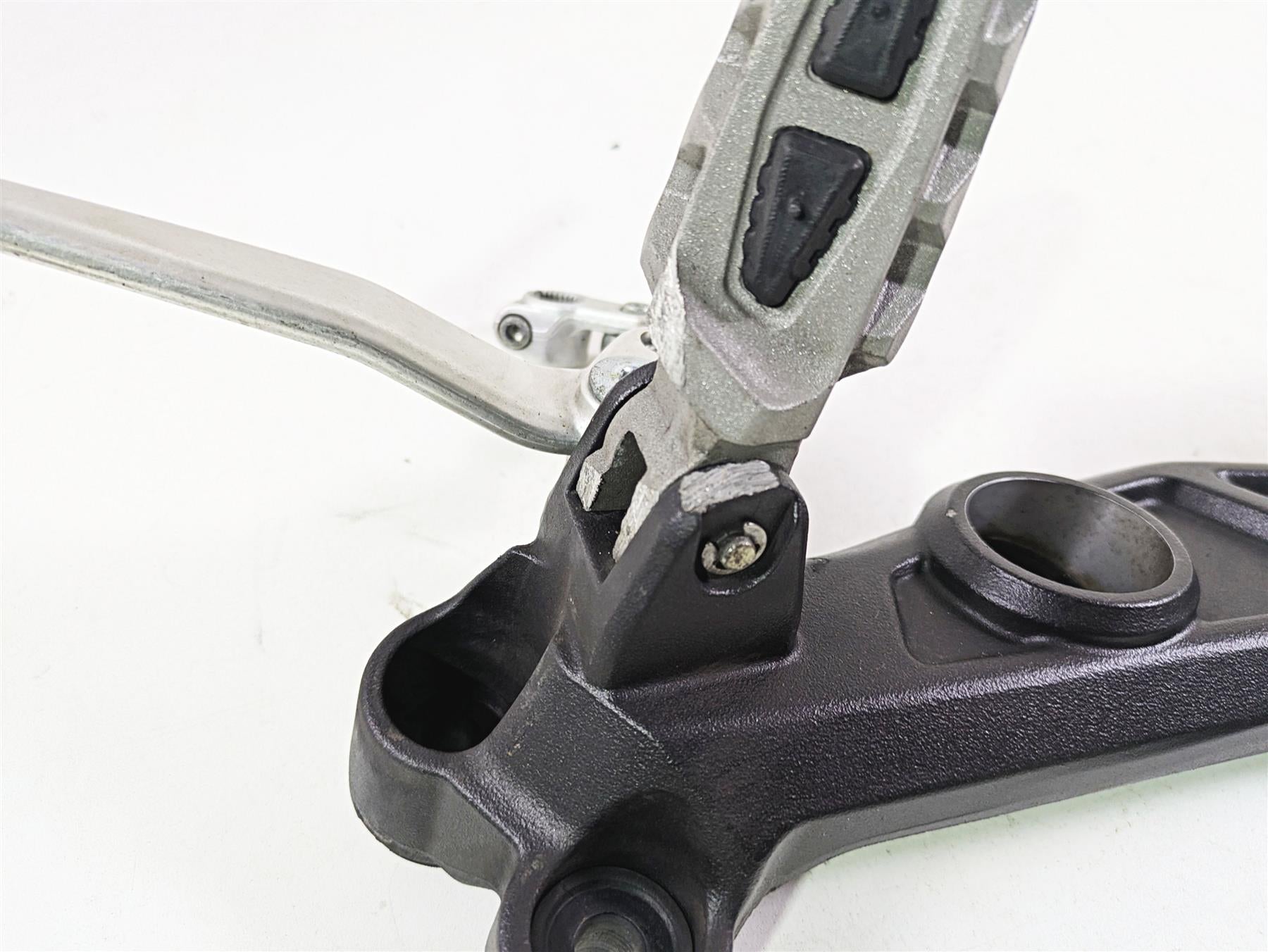 2013 Ducati Hypermotard 821 SP Left Foot Peg Bracket & Shifter -Read 82412111AA {{ shop.shopifyCountryName }} - Mototech271