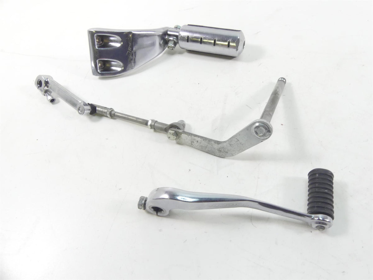 1993 Harley Dyna FXDL Low Rider Left Front Mid Footpeg & Shifter 50639-90 {{ shop.shopifyCountryName }} - Mototech271