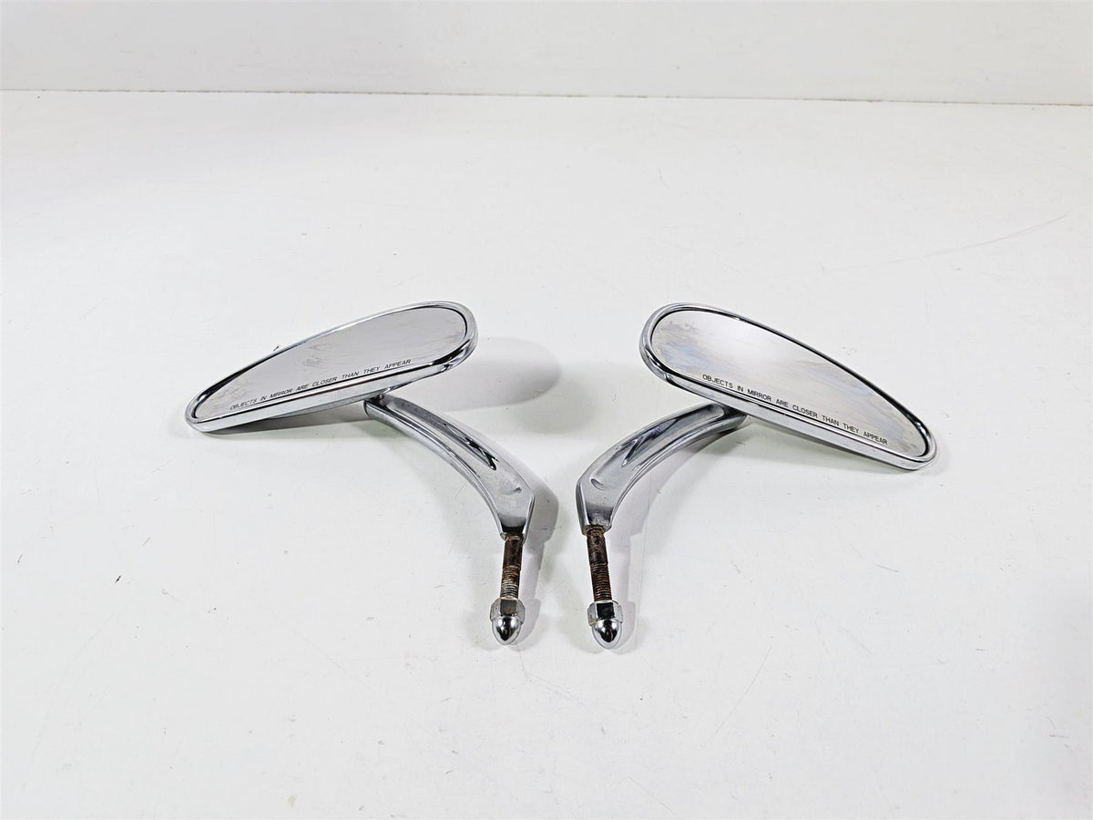 2008 Harley FXDSE CVO Dyna Teardrop Rear View Mirror Set 92344-08A 92345-08A-Mototech271