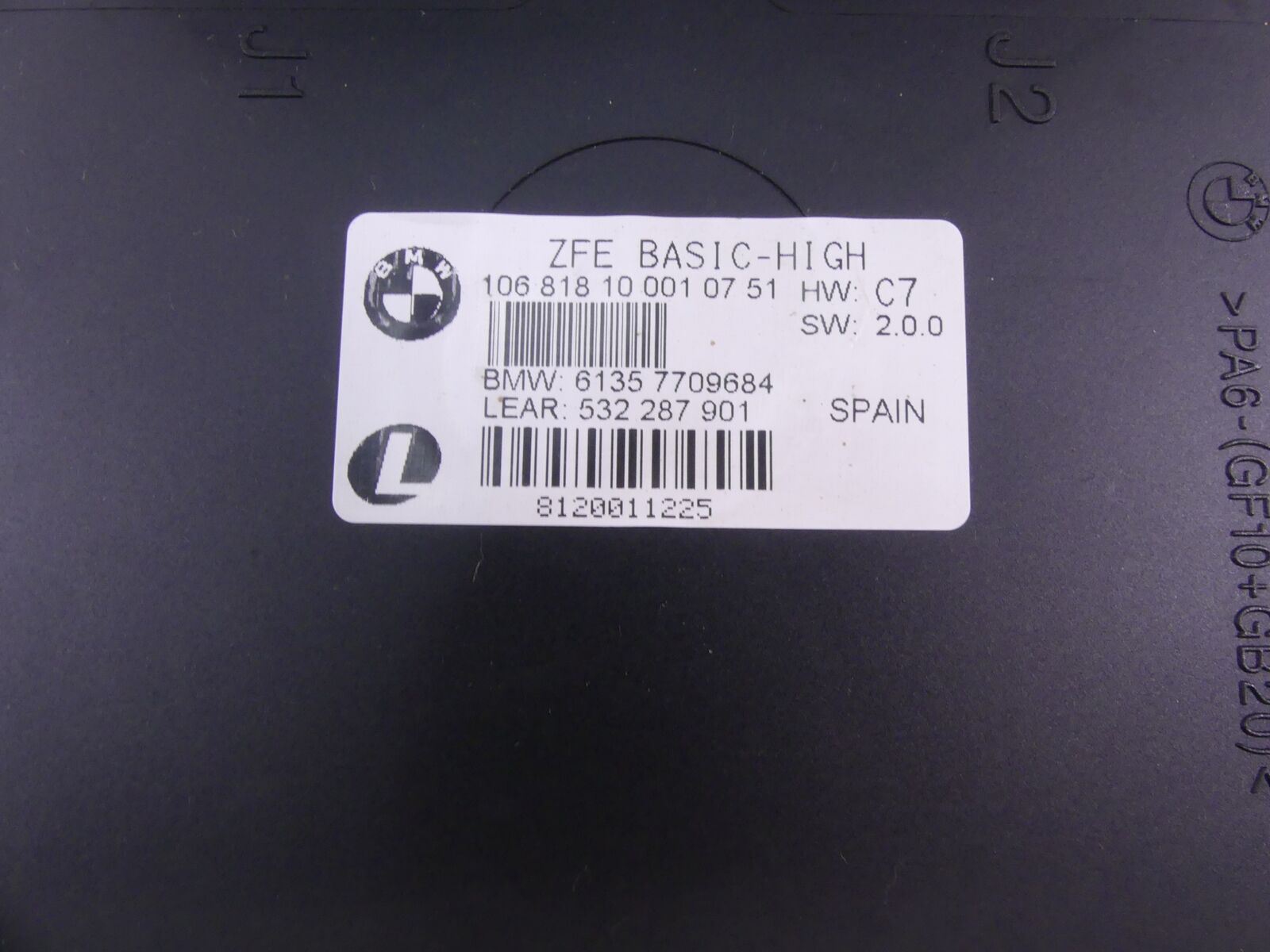 2008 BMW R1200R K27 Central Chassis Body Module 61357709684 {{ shop.shopifyCountryName }} - Mototech271