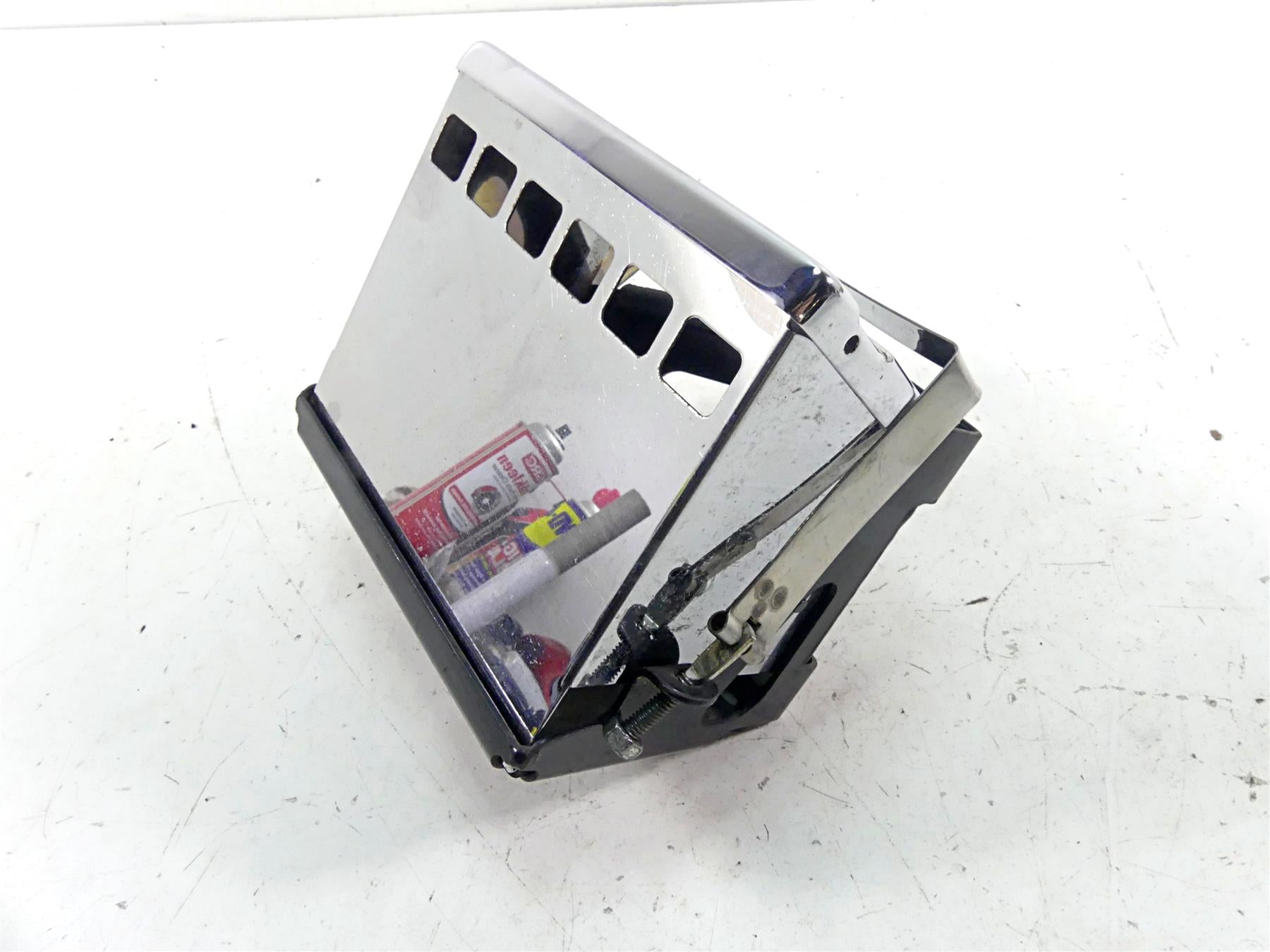 1997 Harley Sportster XL1200 C Battery Tray Holder Box + Chrome Covers 66194-49A {{ shop.shopifyCountryName }} - Mototech271