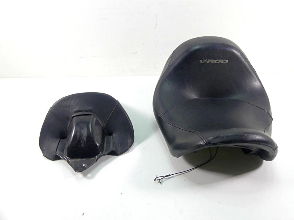 2005 Harley VRSCSE CVO V-Rod Front Rear Seat Saddle Set 51595-05 51594-05 {{ shop.shopifyCountryName }} - Mototech271