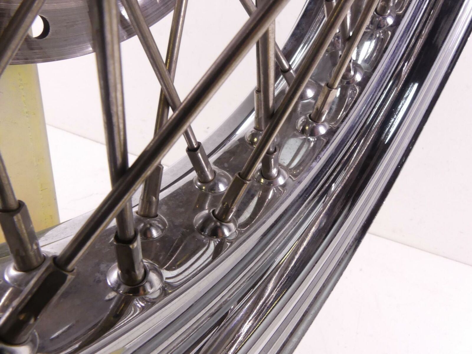 2003 Indian Spirit Springfield Front Spoke Wheel Rim 16x3.5 & Brake Disc 21-950 {{ shop.shopifyCountryName }} - Mototech271