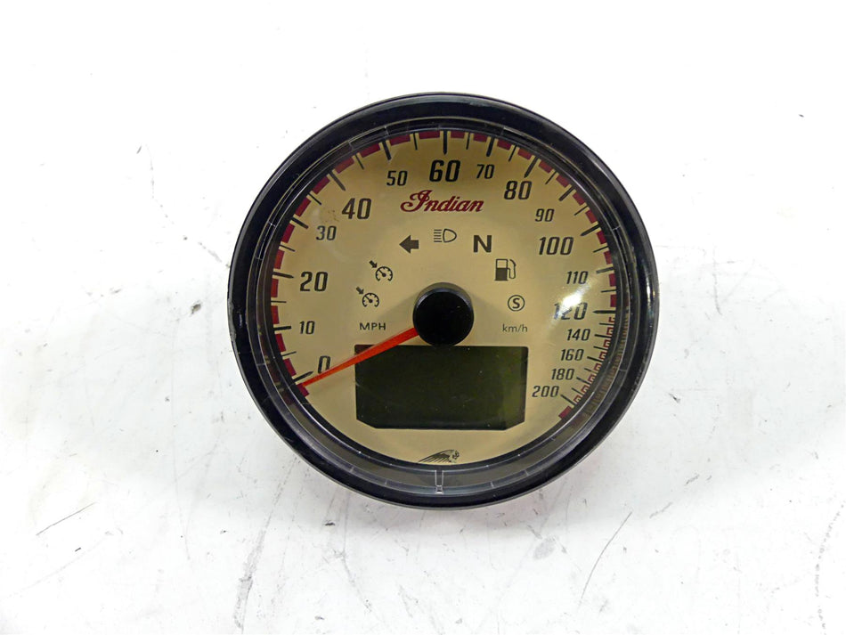 2019 Indian Chieftain Classic Speedometer Gauge Instrument 3280802 {{ shop.shopifyCountryName }} - Mototech271