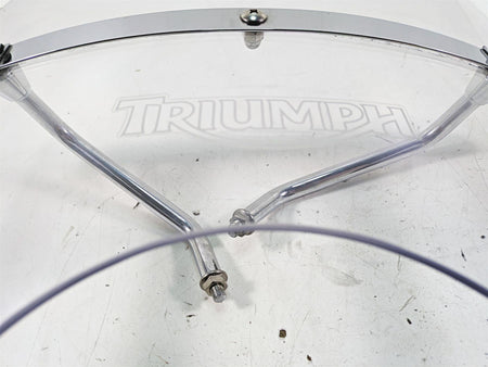 2011 Triumph America Roadster Screen Wind Shield Windshield + Mounts A9748030 {{ shop.shopifyCountryName }} - Mototech271