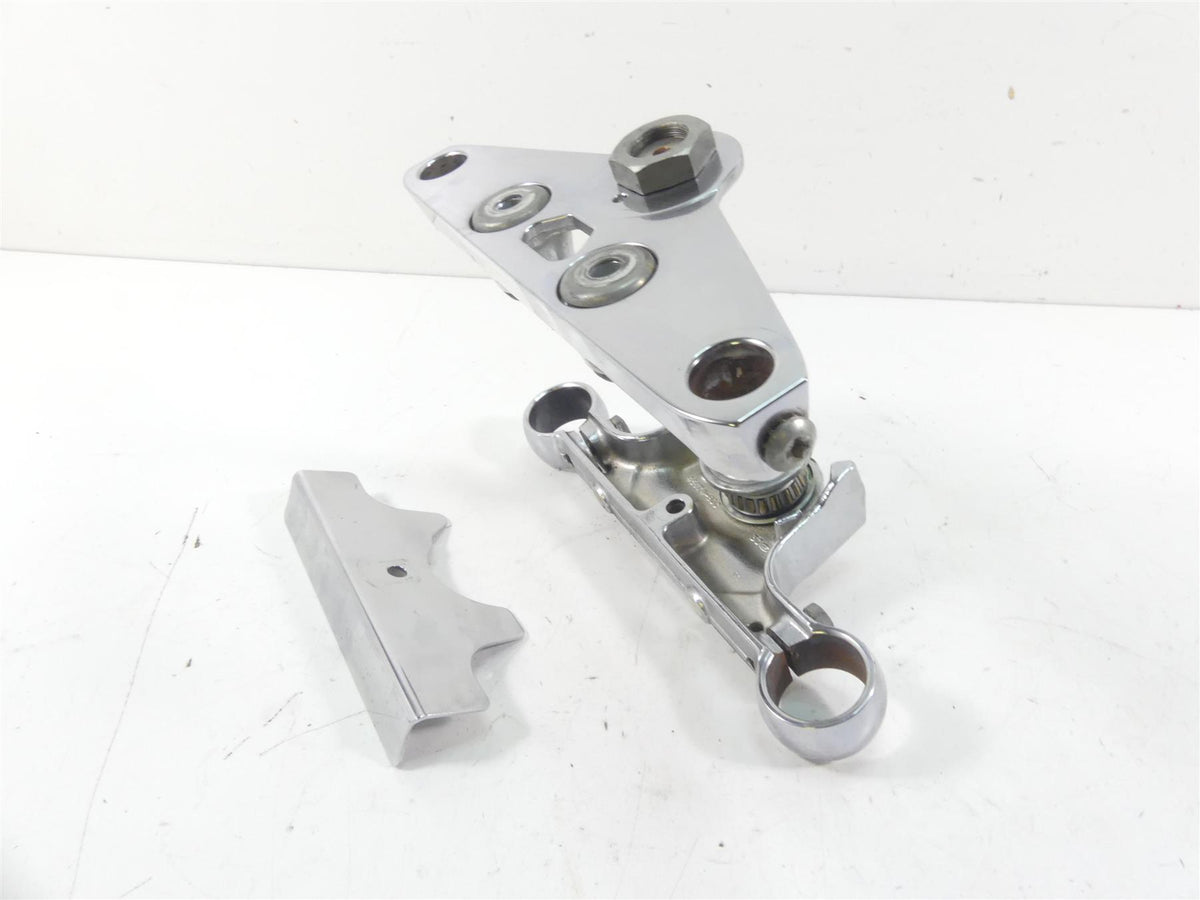 2008 Harley Softail FXSTB Night Train 41mm Chrome Triple Tree Set 45640-00A {{ shop.shopifyCountryName }} - Mototech271