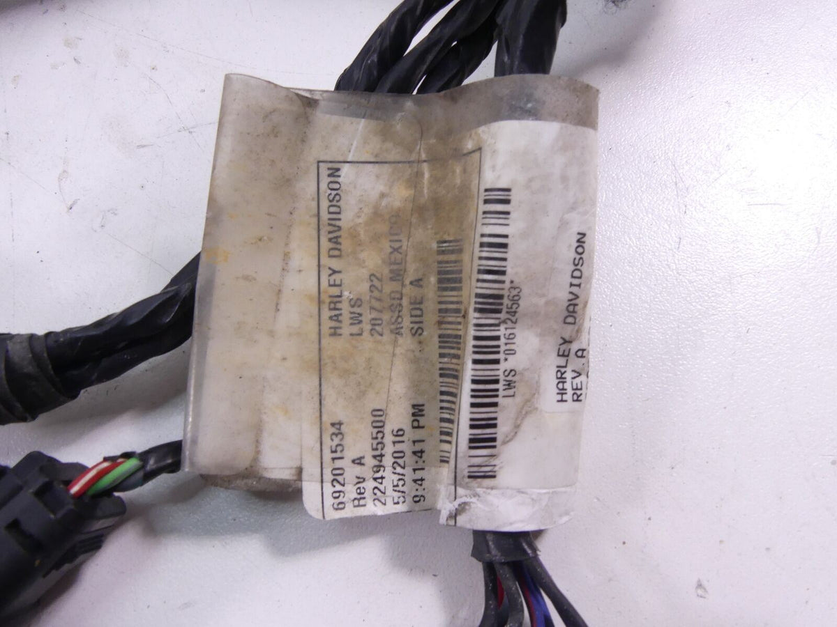 2016 Harley FLD Dyna Switchback 103 Main Wiring Harness Abs 69201534 Rev A {{ shop.shopifyCountryName }} - Mototech271